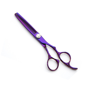 Titanium Muti Color Barber Hairdressing <b>Scissors</b> Sharp Razor Edge <b>Hair</b> <b>Thinning</b> <b>Scissors</b> Right Handed Barber Salon Use <b>Scissors</b> - Product Image 4
