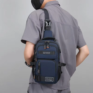 Bolso Bandolera Cruzado Ligero de Algodón Personalizado para Mujer y Hombre, Uso Casual al Aire Libre, 30-40L, Cierre de Cremallera, Deportivo - Product Image 4