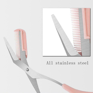 Tijeras profesionales para cejas, para recortar cejas con precisión, tijeras de belleza de acero inoxidable afiladas para salón y uso personal - Product Image 2