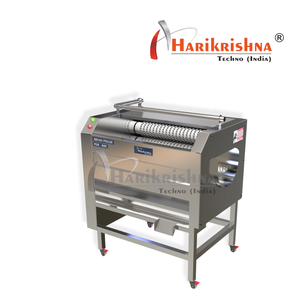 Stainless Steel <b>Brush</b> Peeler Fruit and <b>Vegetable</b> Peeling Machine Easy Operation Food Preparation Equipment - Product Image 1