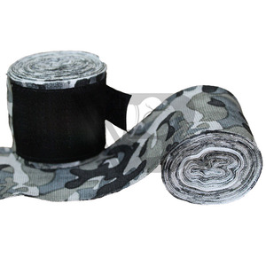 MMA Boxing <b>Hand</b> Wraps 180 Inches Polyester & Neoprene Snap Closure Thumb Loop for Martial Arts Kickboxing Muay Thai Combo Set - Product Image 2