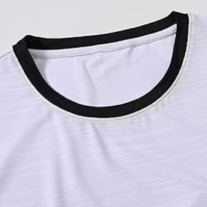 Bulk Quantity Polyester/Cotton Solid Casual Lightweight Quick Dry Breathable Elastic Waist OEM Service T-Shirts Short <b>Set</b> - Product Image 5