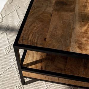 Table basse rectangulaire en bois à deux niveaux Vandana Zenova Maxima pour un décor de salon moderne - Product Image 2