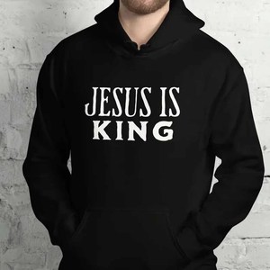 Sweat-shirt à capuche avec verset biblique John pour hommes, femmes et jeunes, en coton molletonné French Terry, sweat-shirt chrétien personnalisé - Product Image 6