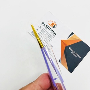 Tijeras de Manicura Beautivia International BI-MS-026, Tijeras Rectas Afiladas de Acero Inoxidable Sostenible con Microresorte - Product Image 5