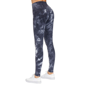 High Waist <b>Tie</b> <b>Dye</b> <b>Leggings</b> Women Full Length Stretch Breathable Yoga Pants Sporty Activewear Seamless Knitted Fit - Product Image 6