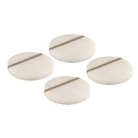Sous-verres en marbre de haute qualité avec finition lisse, protection durable pour table de salle à manger, table basse et bar