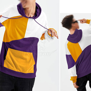 Sudadera con Capucha de Bloques de Color Más Vendida, Sudadera de Moda con Diseño Único, Pedidos al por Mayor - Product Image 5