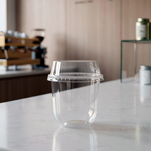 Vasos Desechables de PP QUANG QUAN de 16/20/24 oz, 95 mm de Diámetro, de Pared Simple, Transparentes, para Bebidas Frías, Boba, Café y Té - Product Image 1