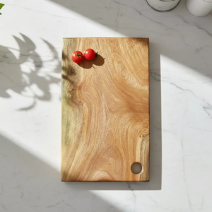 Tabla de cortar de madera maciza premium para cocina profesional, restaurantes y preparación de comidas en casa. - Product Image 1