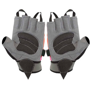 Half <b>Finger</b> Gym Gloves Green Black PU Leather Adjustable Wrist <b>Strap</b> Weight Lifting Fitness Gear Unisex - Product Image 6
