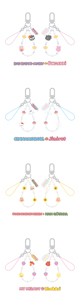 Stray Kids PHONE <b>BEADS</b> STRAP-SKZOO X SANRIO CHARACTERS Children's Pop Music Paper & <b>Plastic</b> Korean Keyring - Product Image 4