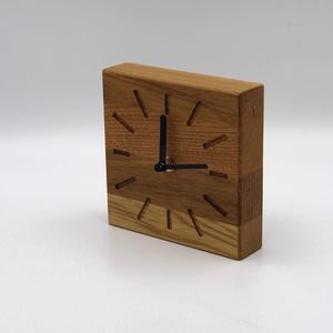 Classic Wooden Table <b>Clock</b> Vintage Rustic Decoration - Product Image 5