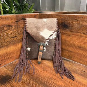 Vente chaude Designer De Luxe En Cuir De Vache Boucle Frange Sac À Main Marques Célèbres En Cuir Véritable Sac À Bandoulière pour Femmes Western Sacs À Main - Product Image 3