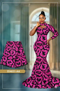 ผ้าฝ้ายพิมพ์ลายแอฟริกันแบบแอนการาคิเทงเก้ สำหรับการผลิตเสื้อผ้าแบรนด์ดัง บริการผลิตจำนวนมากแบบ OEM ODM ตามสั่ง - Product Image 6