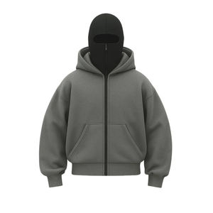 Cagoule polaire zippée respirante coupe-vent pour homme, nouvelle collection, personnalisable, prix de gros, qualité supérieure, la plus vendue - Product Image 1