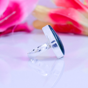 Australian Triplet <b>Opal</b> <b>Ring</b> 925 Sterling <b>Silver</b> Australian Triplet <b>Opal</b> Jewelry Gift for Her - Product Image 3