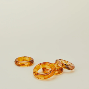 ที่ใส่กระดาษเช็ดปากเรซิ่นสำหรับโต๊ะอาหาร งานเลี้ยง ขายดี ดีไซน์สวยงาม สีม่วง ชุดแหวนใส่กระดาษทิชชู - Product Image 1