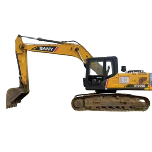 รถขุดตีนตะขาบ SANY SY215C มือสอง รถขุดตีนตะขาบสำหรับขาย ผลิตในจีน เครื่องจักรก่อสร้าง รถขุดไฮดรอลิก - Product Image 1