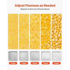 Tritatutto Elettrico Professionale da 600W, Polverizzatore di Spezie da 6.6 Galloni con Macchina per Polveri Galvanizzata Affilata - Product Image 3