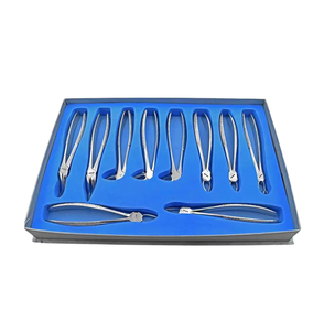 Nouveauté : Ensemble de 10 instruments chirurgicaux ergonomiques en acier inoxydable pour extraction dentaire - Product Image 1