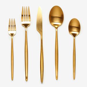 Commercial <b>Gold</b> Cutlery Flatware Set Premium Hotel Banquet Dining Tableware Supplier - Product Image 2