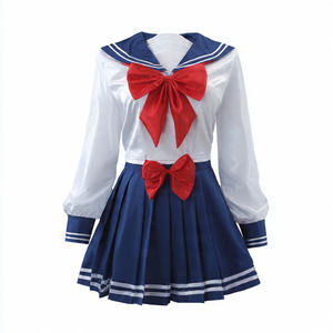 Auténtico Conjunto de Uniforme Escolar Japonés, Disfraz de Cosplay de Estudiante Japonesa, Traje de Marinera para Niña - Product Image 4