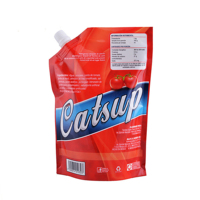Sachets d'emballage personnalisés en PE jetables avec bec verseur pour jus et boissons, avec fermeture éclair, tailles 100ml/250ml