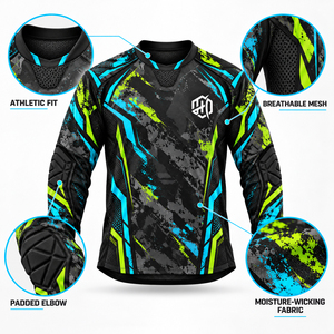Camiseta de Paintball con Estampado Completo, Manga Larga, Diseño Abstracto, con Paneles Transpirables y Coderas Reforzadas - Product Image 6