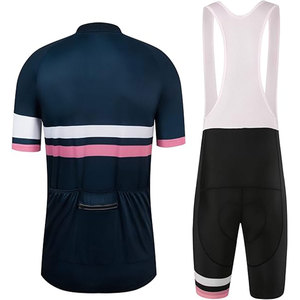 Vêtements de cyclisme d'été en gros : Ensemble maillot et cuissard personnalisés par sublimation pour équipes de course sur route et clubs cyclistes - Product Image 2