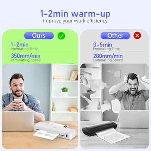 FN335 Bright Office School Heiß Kalt 350 MM/min Lamini geschwindigkeit laminator A3 A4 für Papier foto - Product Image 2