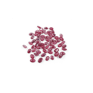 Rubis naturels de Bangkok, ovales calibrés 4x6mm, pierres précieuses facettées naturelles, prêtes à l'emploi pour la création de bijoux - Product Image 2