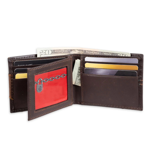 Cartera Delgada de Cuero Genuino de Marca Privada, Minimalista, para Bolsillo Delantero, Venta al por Mayor de Fábrica, Diseño Clásico, Cartera de Cuero para Hombre - Product Image 6