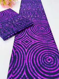 Tela de algodón de cera Africana Siyara Leone con diseños populares de dos colores, ideal para coser ropa, manualidades y proyectos de acolchado - Product Image 5