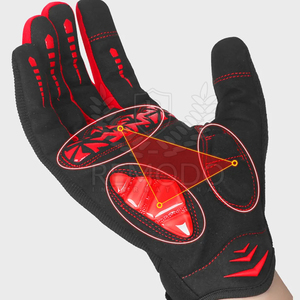Guantes de Ciclismo de Dedo Completo con Diseño Personalizado y Estampado, Transpirables, de Poliéster, con Cierre de Tirón, para Invierno - Product Image 2