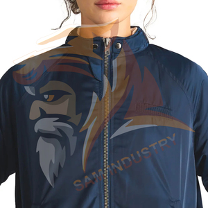 Customized <b>Women's</b> Casual Outdoor Windbreaker Waterproof <b>Women</b> Satin <b>Jacket</b> Wholesale Custom Satin <b>Bomber</b> <b>Jacket</b> - Product Image 3
