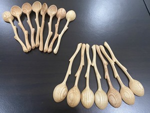 Ensemble de cuillères en bois vintage écologiques BLUE LOTUS FARM, résistantes au four et au lave-vaisselle, ustensiles de cuisine durables, approvisionnement en gros - Product Image 4