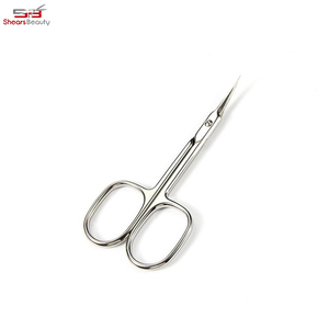 Blue Stainless Steel Nail Scissors Straight Sharp Blade Round Handle Durable Adult Manicure <b>Tool</b> - Product Image 2