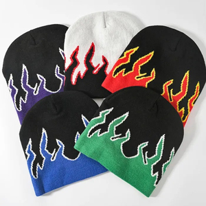 Gorros de Invierno Tejidos al por Mayor con Diseño de Araña Y2K, Gorro Acrílico con Patrón de Telaraña para Hombre y Mujer, Estilo Urbano Gótico - Product Image 4