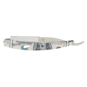 Professional Straight Razor Holder Stainless Steel <b>Men</b> Folding Manual Shaver (Without Blade) - Product Image 2