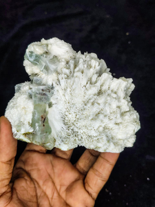 Apofilita Verde Natural con Clúster de Cristales de Mordenita, Espécimen Mineral Premium, Piedra Curativa, Calidad Coleccionable para Exhibición - Product Image 6