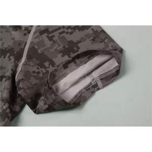 Ropa de Entrenamiento para MMA, BJJ y Surf, Camiseta de Manga Corta con Logotipo Personalizado, Transpirable y Ajustada, Rashguard para Hombre, Venta al Por Mayor - Product Image 4