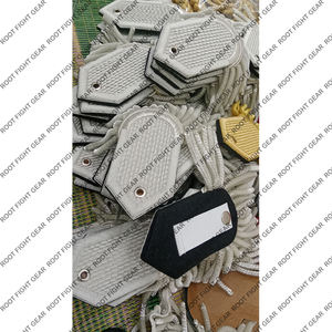 Épaulettes de cérémonie raffinées avec franges en bullion blancs, faites à la main, de haute qualité, 100 % coton pour hommes - Product Image 2