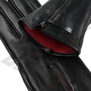 Service OEM – Gants d'hiver en cuir respirants, unis, compatibles écran tactile, chauds, de haute qualité, personnalisables - Product Image 2