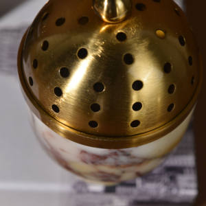 เตาเผาบุหูร์หินอ่อน เตาเผาเครื่องหอมหินอ่อนธรรมชาติสำหรับการทำสมาธิ เหมาะสำหรับธูปส่วนใหญ่ ของตกแต่งบ้าน - Product Image 4