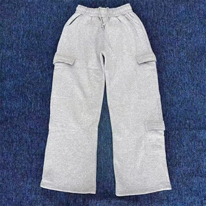 Pantalon de survêtement ample respirant de haute qualité, le plus vendu, avec poches cargo, taille élastique, 100 % coton, style décontracté et urbain - Product Image 6