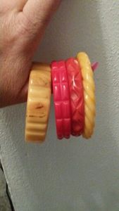 กำไลข้อมืออะคริลิคเรซิ่นแบบคลาสสิกสำหรับผู้หญิง H a CRAFT - ใส เงางาม ขัดเงา รูปทรงกลม เหมาะสำหรับใส่ทุกวันและเป็นของขวัญ - Product Image 6