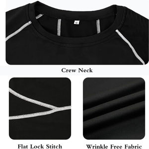 เสื้อรัดกล้ามเนื้อผู้ชาย แขนยาว ผ้าฝ้าย 100% ระบายอากาศ แห้งเร็ว เหมาะสำหรับ MMA  รับสกรีนลาย ราคาถูก - Product Image 4