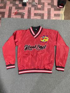 Custom College Windbreaker Spirit Satin Pullover <b>Jacket</b> Team Warm Up Top Embroidered Patch OEM Manufacturer Men's <b>Jackets</b> - Product Image 6