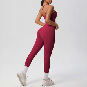 Conjunto de Top de Yoga para Fitness, Traje de Gimnasio, Top Deportivo sin Mangas, Ropa Interior Deportiva con Espalda Cruzada - Product Image 4